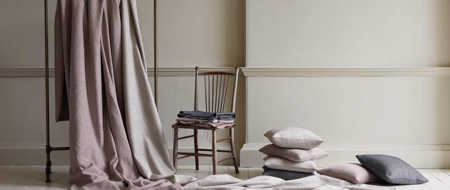 Linden Fabric Curtains and Cushions