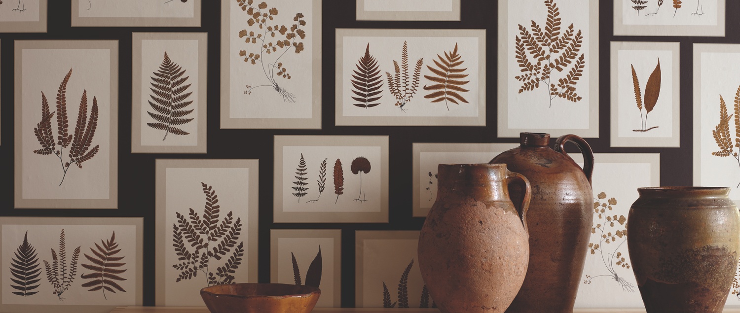 Fern Gallery Wallpaper in Hallway